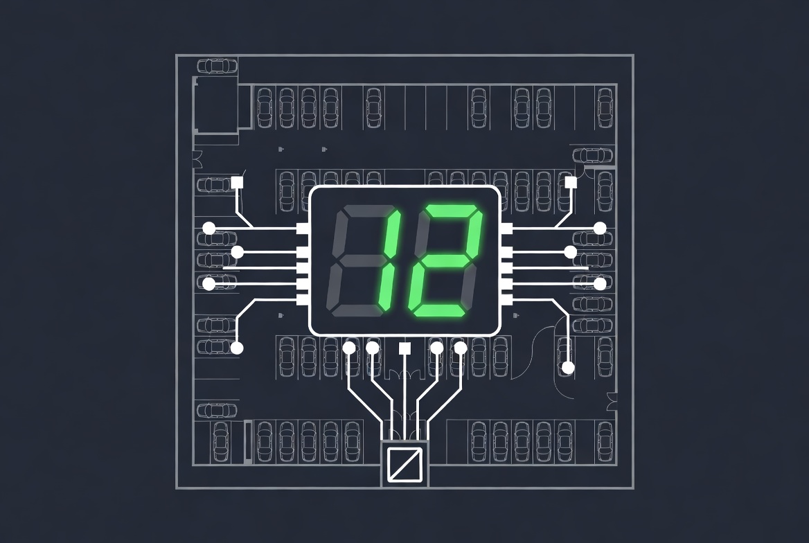 High-resolution parkade control concept visual from the supplied image folder
