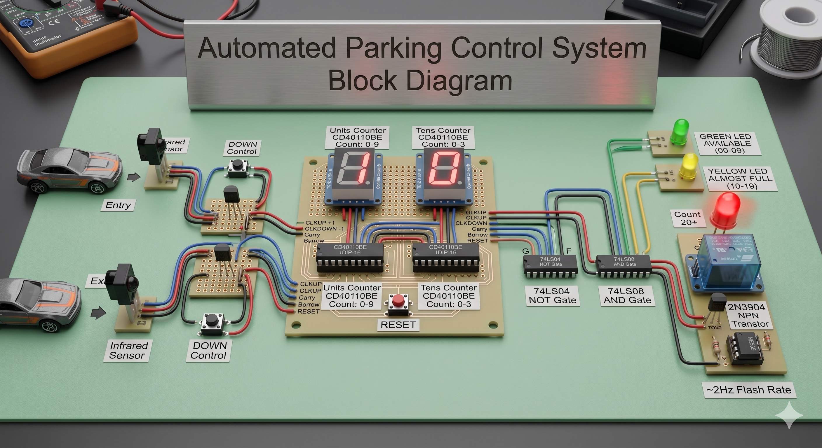 3D hardware-style block diagram render